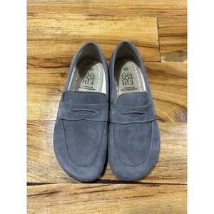 Earth Harmony EH Barefoot Loafers Shoes Stone Gray Nubuck Grounding Size 40